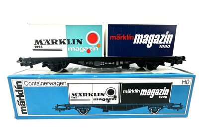 Mrklin 84670 H0 Containerwagen Magazin 1990 der DB