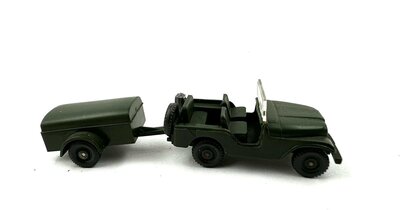 Wiking Jeep Militr mit Anhnger olivgrn 1:87