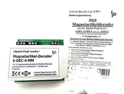 Littfinski 910312 Magnetartikel-Decoder 4-fach