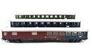 Mrklin H0 Schnellzugwagen und Speisewagen aus Set 29855