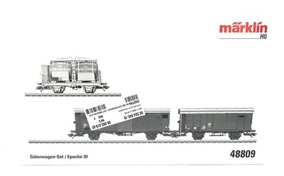 Mrklin 48809 H0 Gterwagen-Set Ep.III der SBB