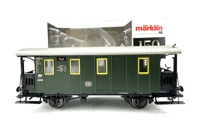 Mrklin 43030 H0 Gepckwagen mit Postabteil Ep.III der DB