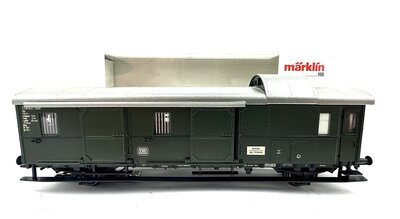 Mrklin 4316 H0 Gepckwagen Pwi Ep.III der DB mit Schlusslicht