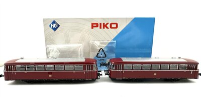 Piko 52725 H0 AC Schienenbus VT 98 + Beiwagen VS 98 der DB digital