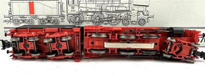 Mrklin 37030 H0 Dampflok BR 38 Ep.III der DB ESU LokSound