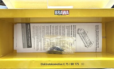 Brawa 43217 H0 AC Elektrolok E75 Ep.III der DB D&H LokSound