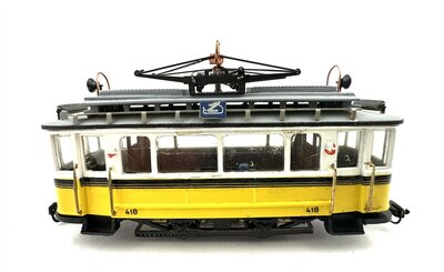 PMT H0m SSB Straenbahn Triebwagen 418 mit Motor