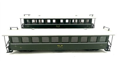 STL-Models H0m 2 Personenwagen B 2275 + B 2278 der RhB