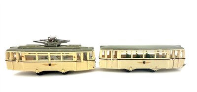 H0 Straenbahn mit Beiwagen und Motor