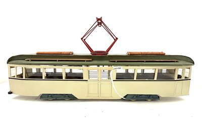 Straenbahn Schnefeld aus Holz Spurweite 30 mm