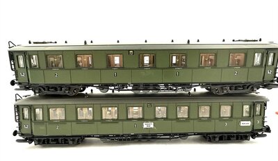 Roco H0 2 Schnellzugwagen ABB + ABCC Ep.I der KWStE