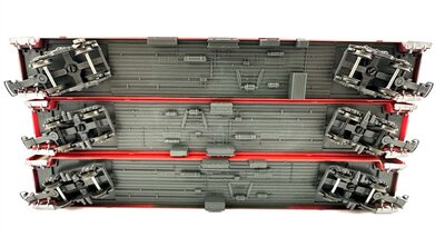 Bemo 1266 H0m ABe 4/4 45 Bernina Triebwagen mit 3 Wagen der RhB