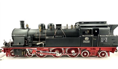 Aster Fulgurex Dampflok BR 78 der DB Echtdampf Spur 1