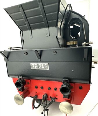 Aster Fulgurex Dampflok BR 78 der DB Echtdampf Spur 1