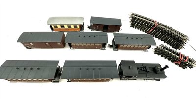 Liliput 7011 H0e Zillertalbahn Schmalspur Dampflok mit 7 Wagen