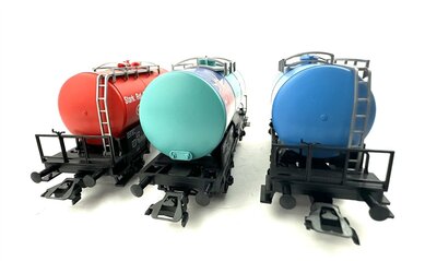 Mrklin 46423 H0 DC Kesselwagen-Set Henkel Ep.V der DB