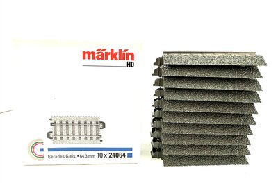 Mrklin 24064 H0 10 gerade C-Gleise 64,3 mm