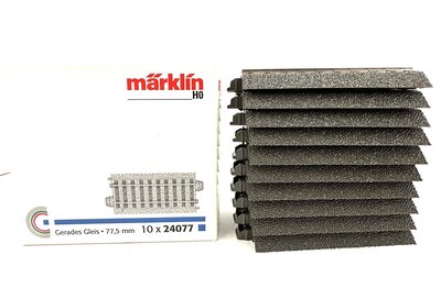 Mrklin 24077 gerade C-Gleise 77,5 mm 10 Stck
