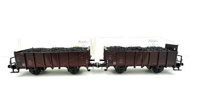 Mrklin H0 DC Gterwagen 0m 12 der DB mit Ladung