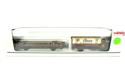 Mrklin 46361 H0 Rungenwagen R 02 mit MAN F8 LKW