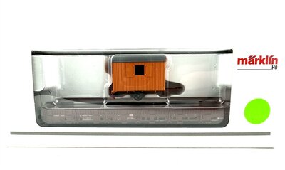 Mrklin 00753-14 H0 Rungenwagen Kbs 443 der DB mit Bauwagen