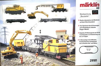 Mrklin 29181 H0 Startpackung Baustelle in digital