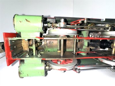 Echtdampf Lokomotive aus Vollmetall in Spur 1