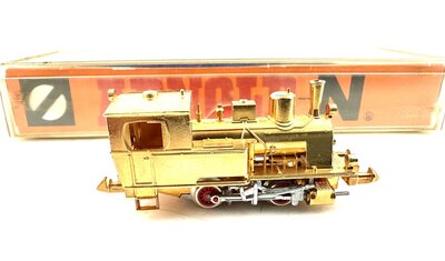 Arnold 2701 N Dampflok T2 24 Karat vergoldet ohne Motor