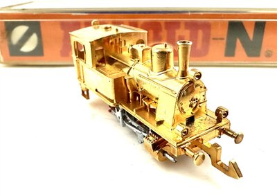 Arnold 2701 N Dampflok T2 24 Karat vergoldet ohne Motor