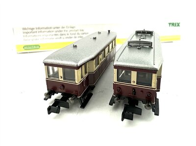 Minitrix 12313 N Dieseltriebwagen VT 135 und VB 140 der DRG in digital