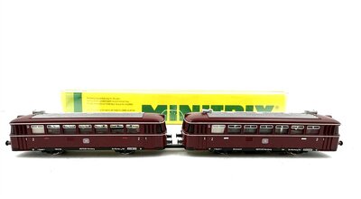 Minitrix 12980 N Schienenbus VT 98 mit Beiwagen VS 98 der DB