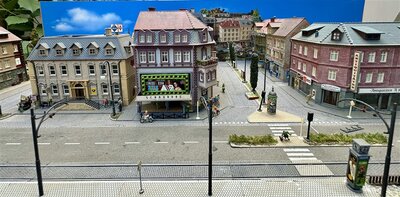 Pola H0 Berlin Diorama 11 Gebude und Zubehr
