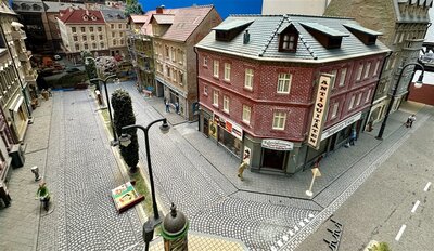 Pola H0 Berlin Diorama 11 Gebude und Zubehr