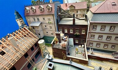 Pola H0 Berlin Diorama 11 Gebude und Zubehr