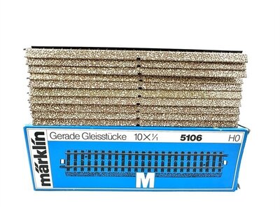 Mrklin 5106 10 gerade M-Gleise 180 mm