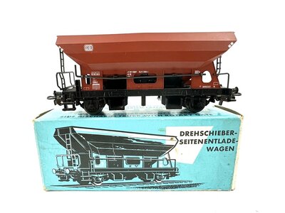 Mrklin 4631 H0 Drehschieber-Seitenentladewagen der DB
