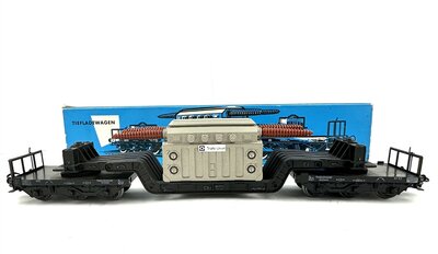 Mrklin 4617 H0 Tiefladewagen / Trafowagen der DB