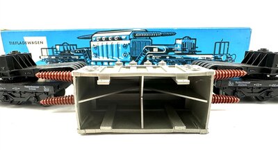 Mrklin 4617 H0 Tiefladewagen / Trafowagen der DB
