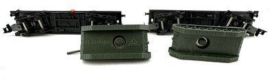 Arnold 4970 N 2 Flachwagen SSmks mit Panzer Ep.III der DB