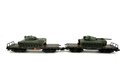 Arnold 4970 N 2 Flachwagen SSmks mit Panzer Ep.III der DB