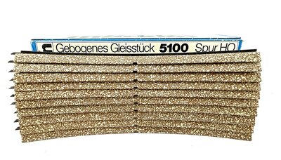 Mrklin 5100 H0 10 gebogene M-Gleise 30 R1 / R=360 mm