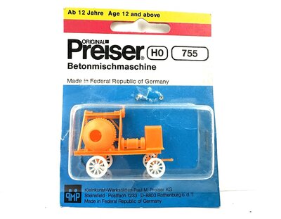 Preiser 755 H0 Betonmischmaschine 1:87