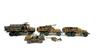 Roco Minitanks H0 Schtzenpanzerwagen mit LKW und Jeep 1:87