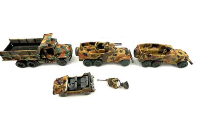 Roco Minitanks H0 Schtzenpanzerwagen mit LKW und Jeep 1:87