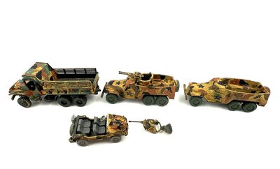 Roco Minitanks H0 Schtzenpanzerwagen mit LKW und Jeep 1:87