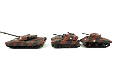 Roco Minitanks H0 US Panzer mit Tarnfarben 3 Stck