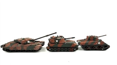 Roco Minitanks H0 US Panzer mit Tarnfarben 3 Stck