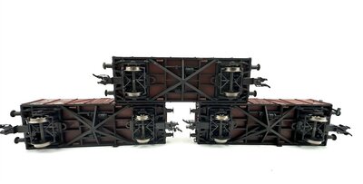 Bachmann H0 Gterwagen 0mmru Ep,III der DR 3 Stck