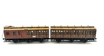Mrklin 4209 H0 Doppel-Abteilwagen 3.Kl. der KPEV