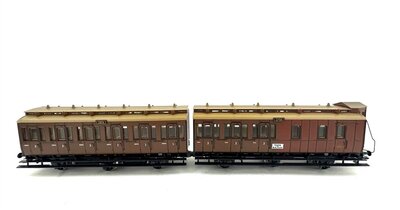 Mrklin 4209 H0 Doppel-Abteilwagen 3.Kl. der KPEV